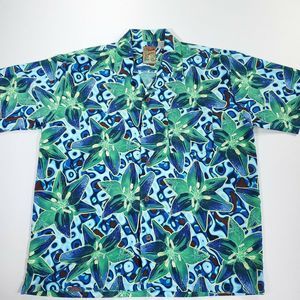 Pineapple Connection Sz M Hawaiian Shirt